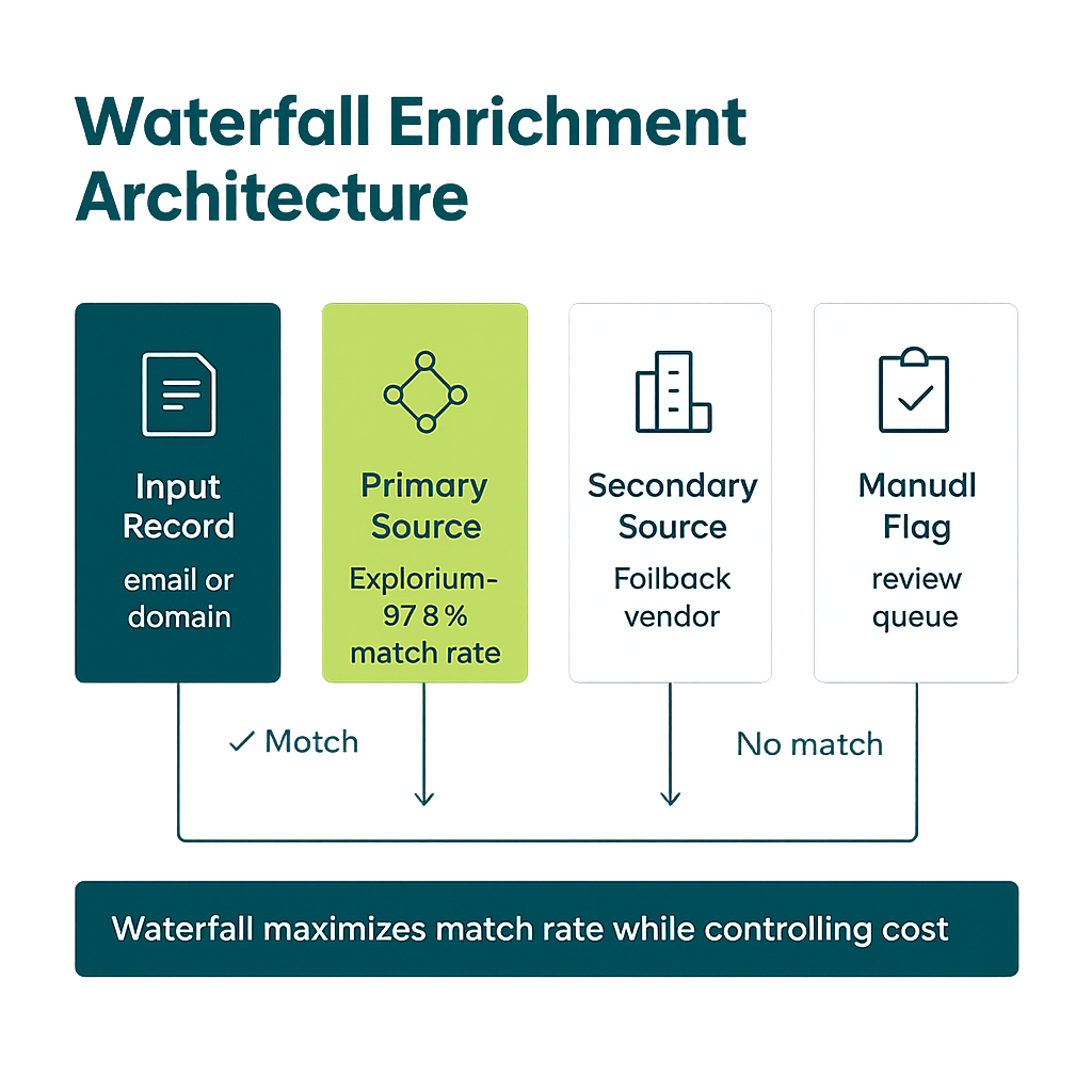 Waterfall enrichment architecture diagram