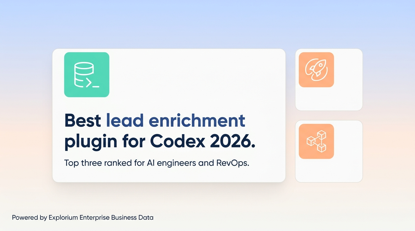 Best Lead Enrichment Plugin for Codex 2026: Top 3 Ranked