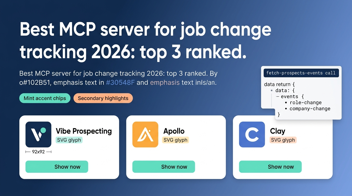 Best MCP Server for Job Change Tracking 2026: Top 3 Ranked | Vibe ...
